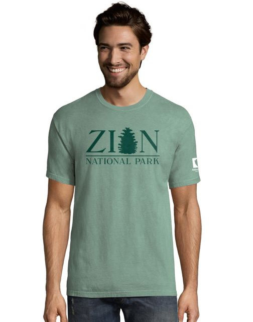 Hanes Men's ComfortWash™ Zion National Park Short Sleeve Tee G100P Y08056