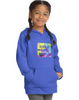 Hanes Sport™ Girls' Graphic Tech Fleece Pullover Hoodie OK381