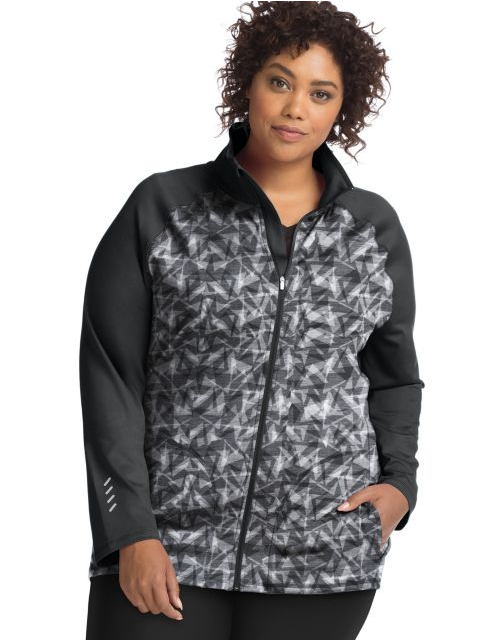 JMS Active Full Zip Mock Neck Jacket OJ906