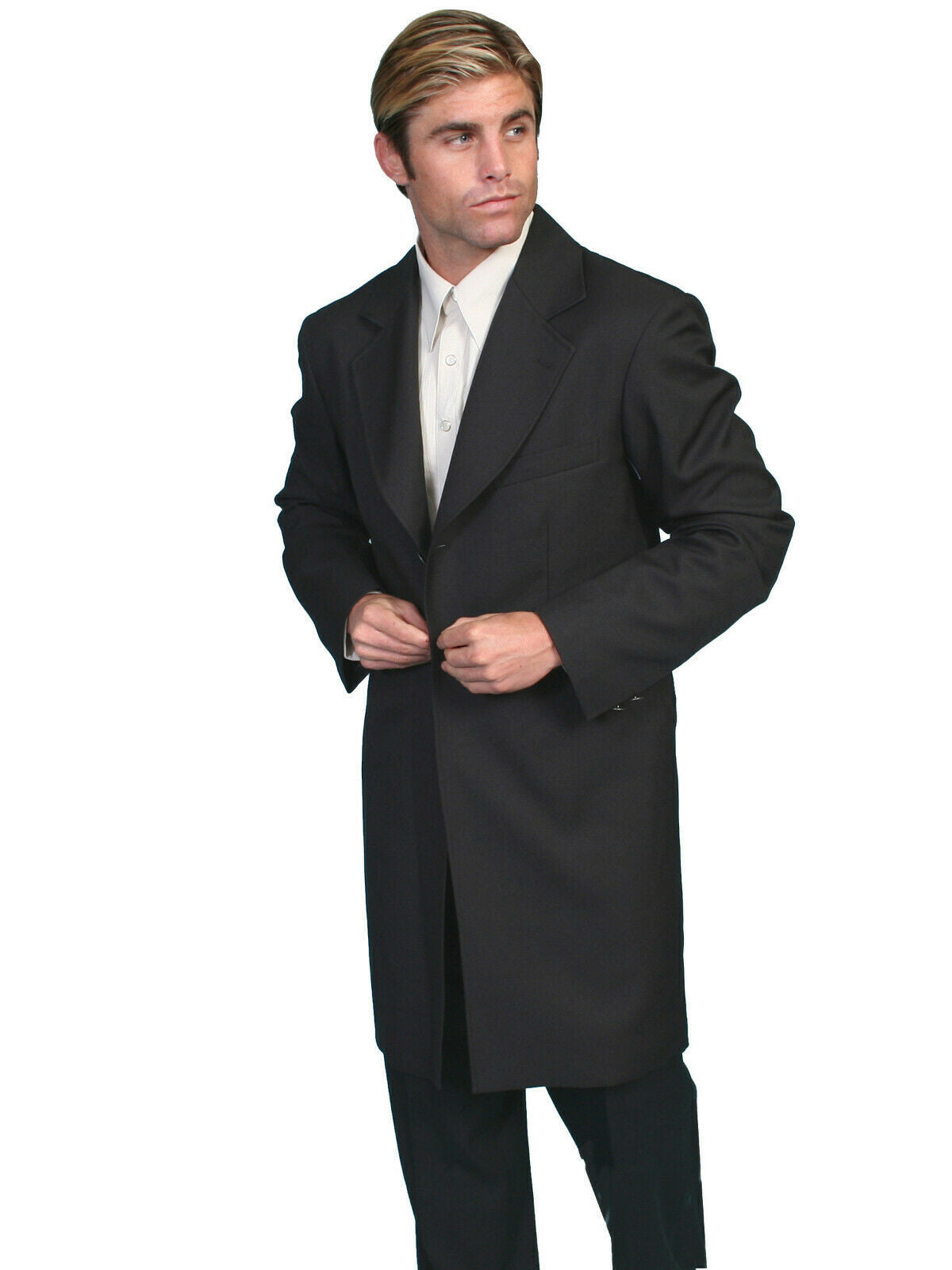 Scully Rangewear Men's Polyester Western Old West Frock Coat RW042