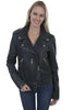 Scully Women's Lamb Leather Motorcycle Jacket L1017