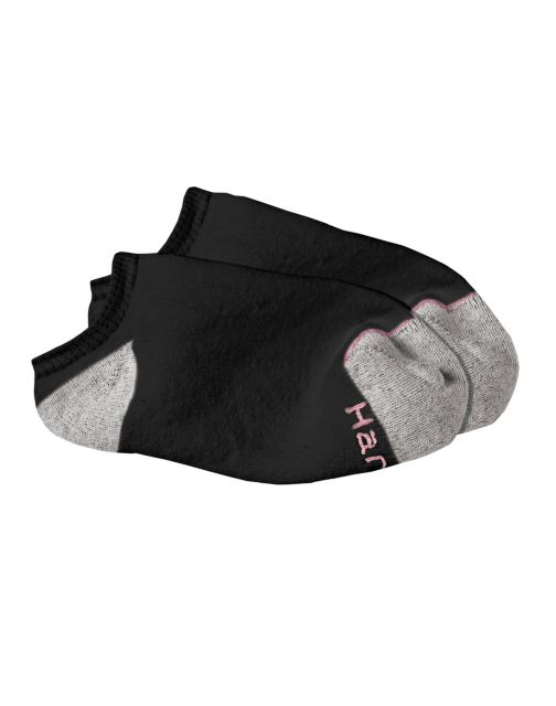 Hanes Women's No Show Socks Extended Size 10 Pack 650L1P