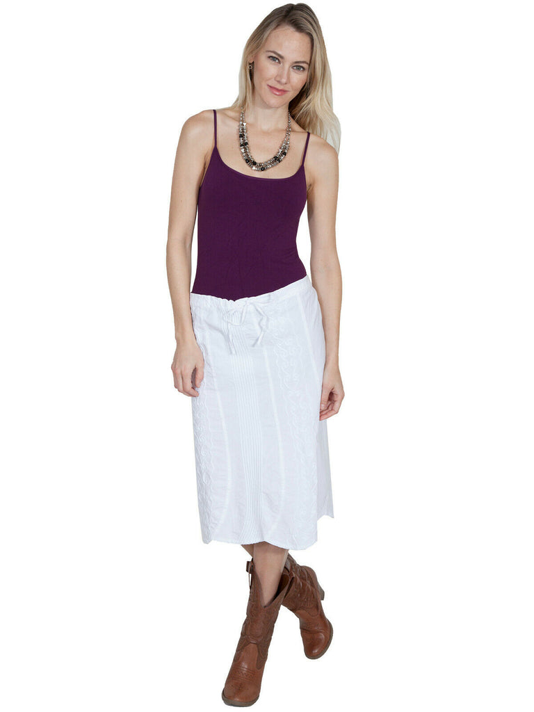 Cantina by Scully Elastic Back Front Tie Skirt PSL-188