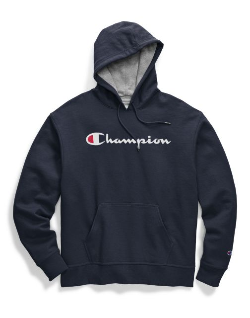 Champion Men's Powerblend® Pullover Hoodie, Script Logo GF89H Y06794