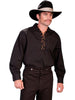 Scully RangeWear Men's 100% Cotton Laced Placket L/S Western Shirt 3X-4X RW021X